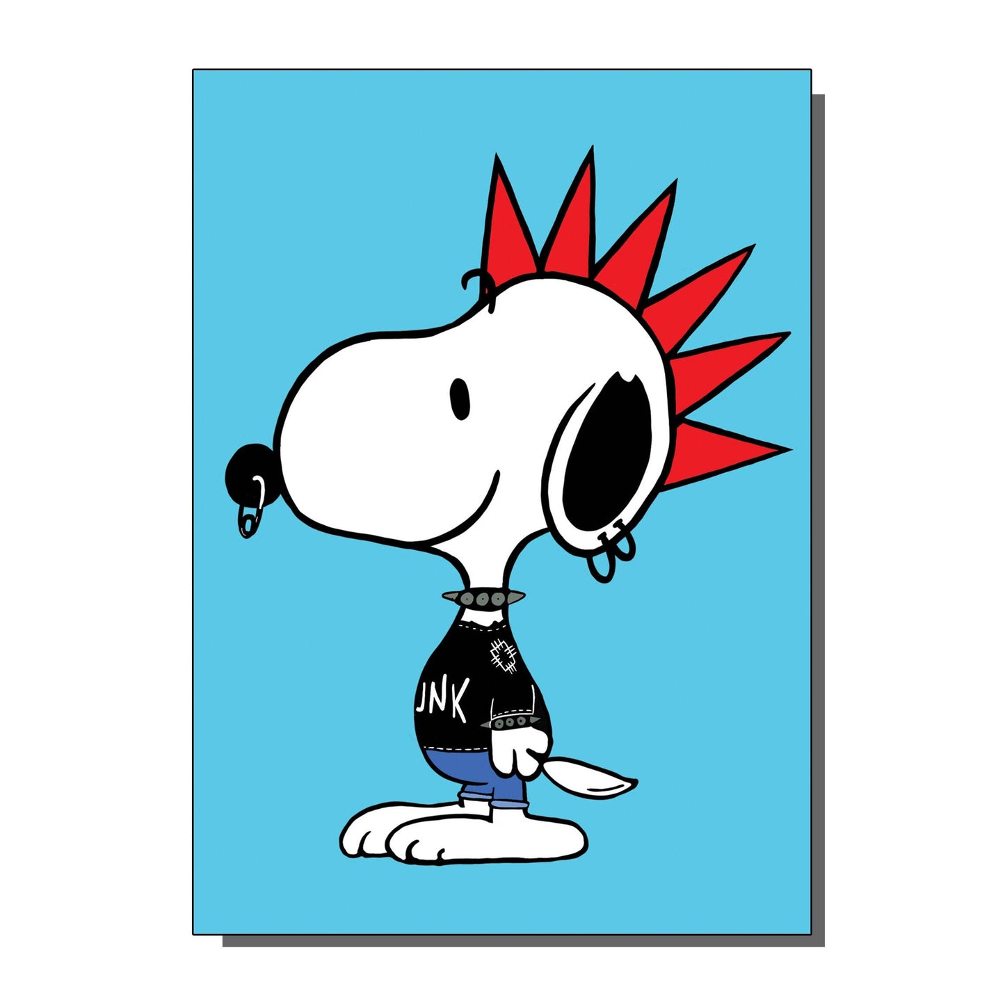 BYG119 Punk Rocker Greetings Card