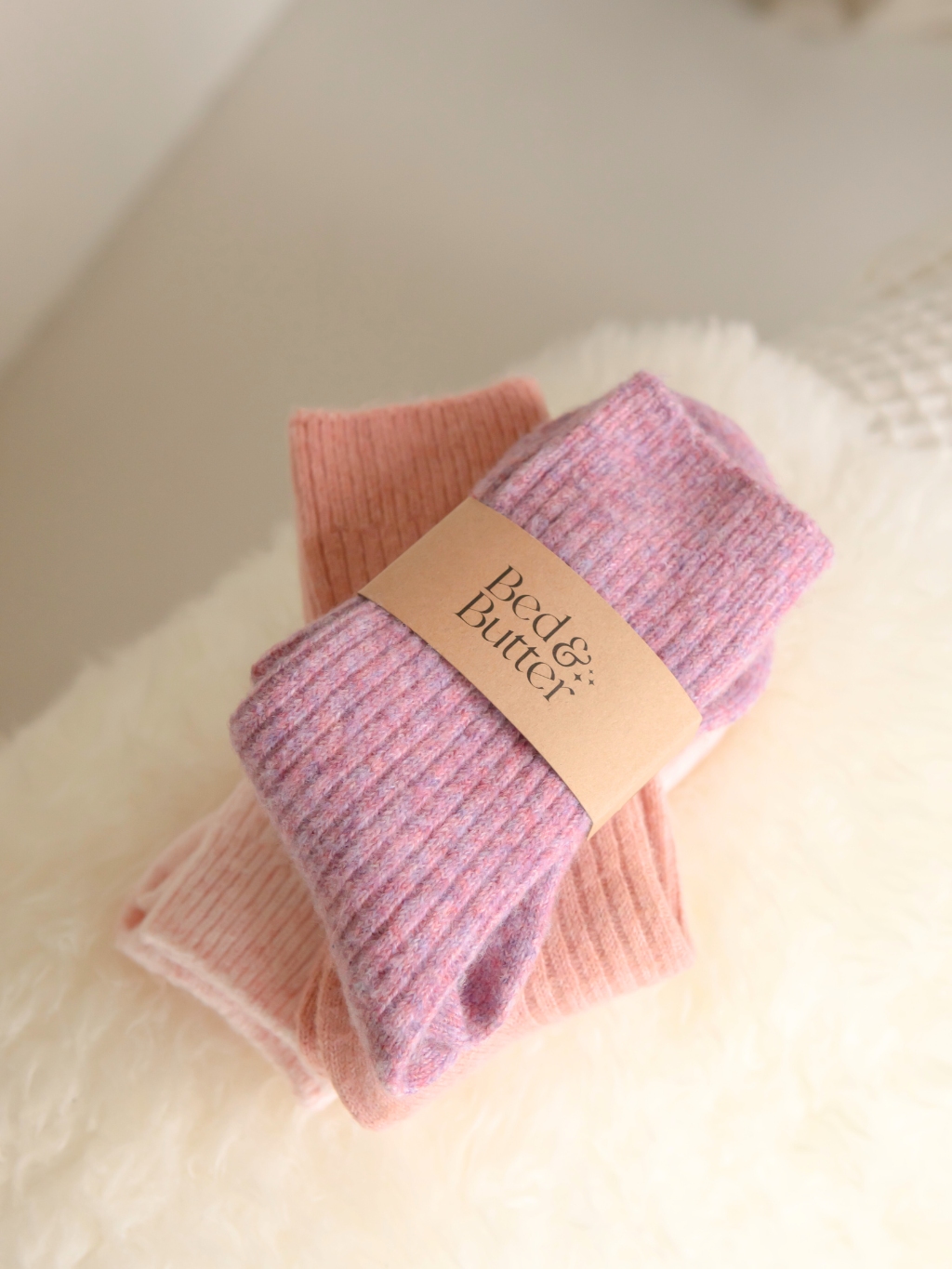 The Comfiest Socks - Heather Rose L/XL