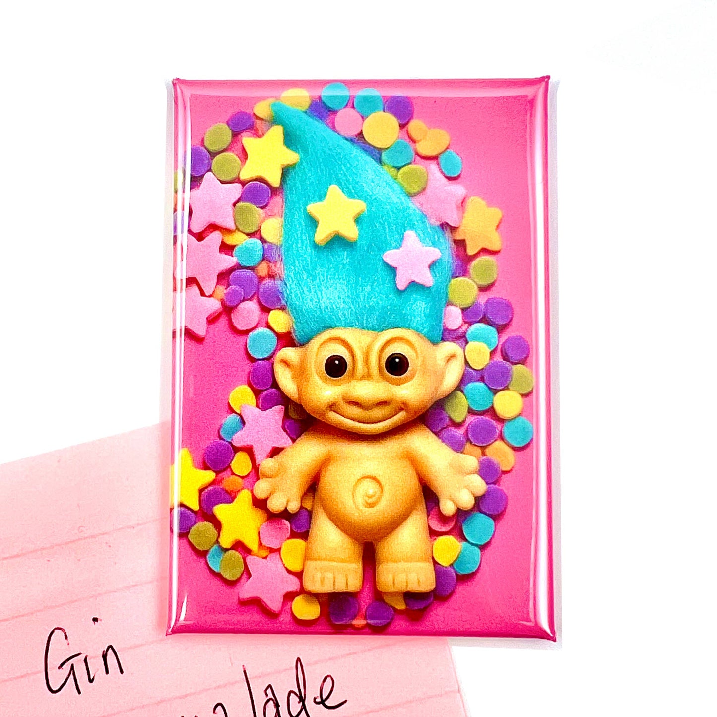 Cute Magical Troll Fridge Magnet