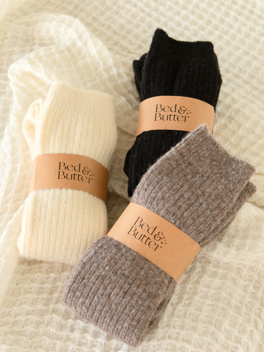 The Comfiest Socks - Light Choccy: L/XL
