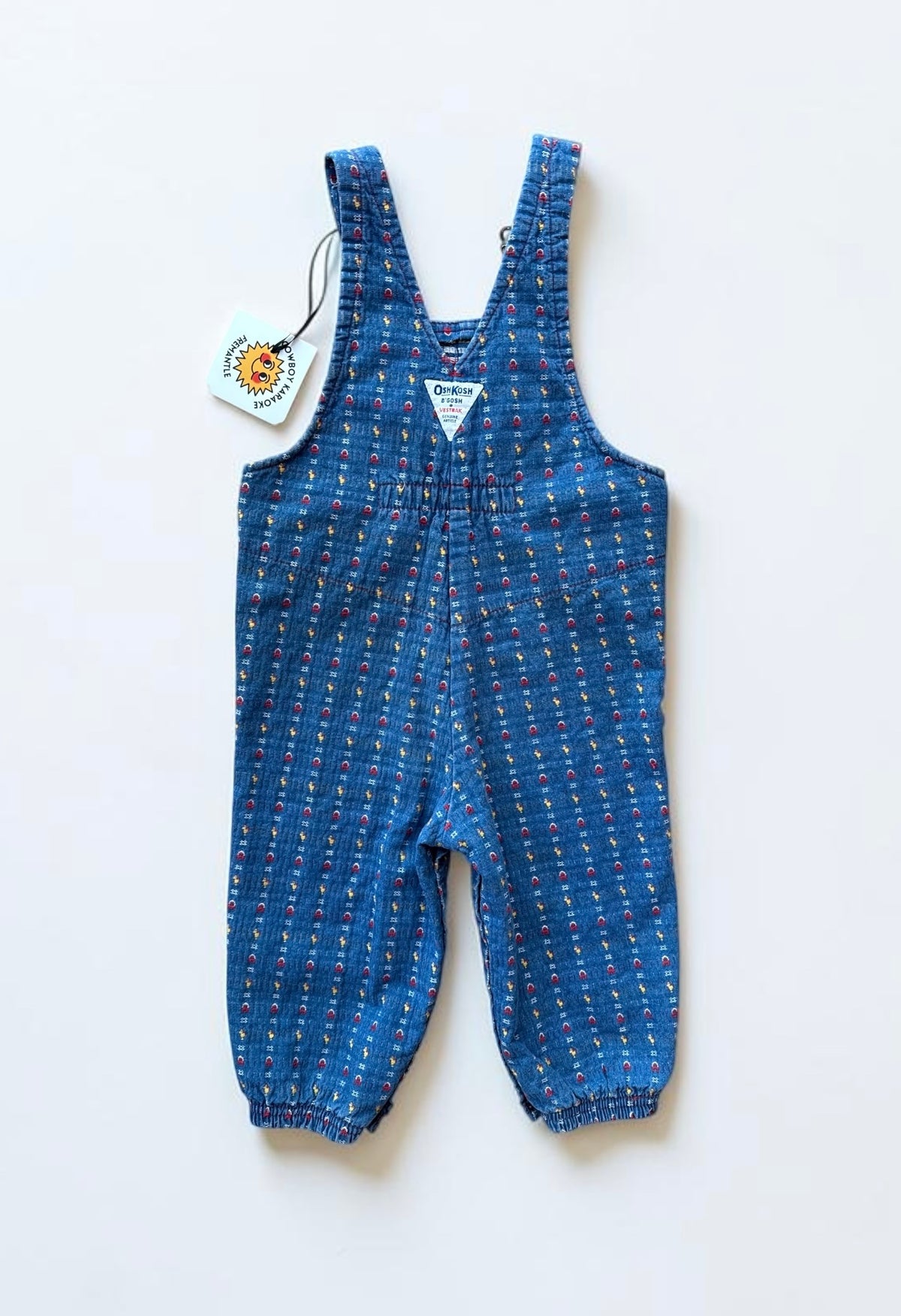 Vintage OshKosh B’Gosh Overalls Chicken Print - Size 3