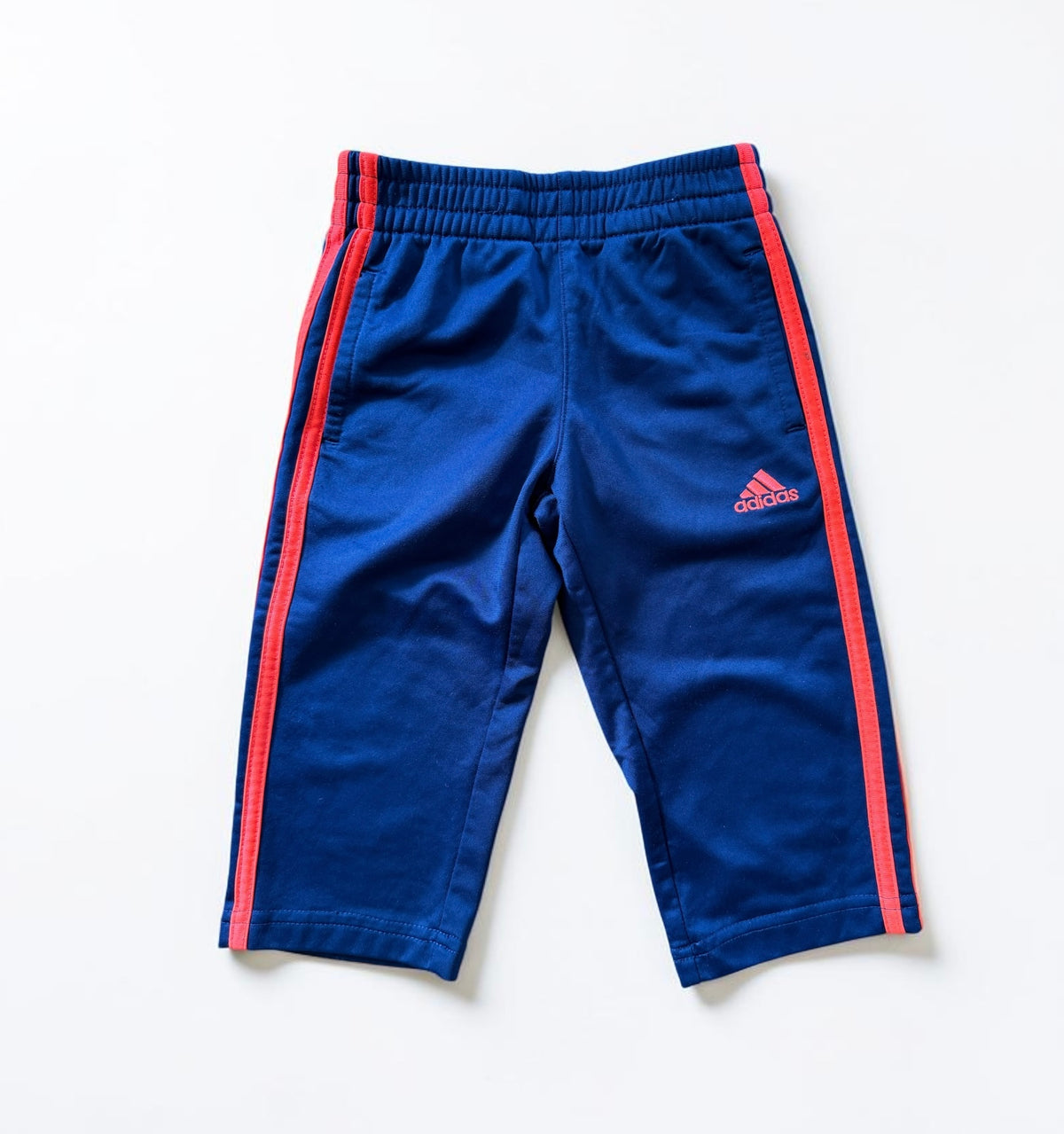 Kids Adidas Pants Navy & Orange Size 2