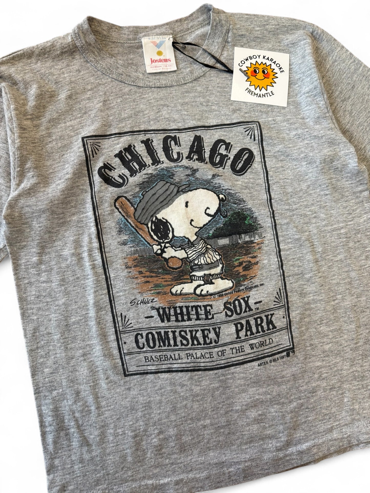 1991 Snoopy X MLB Tee Size Youth 8-10