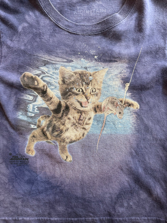 Kids Vintage Kitten Tee -Size 4