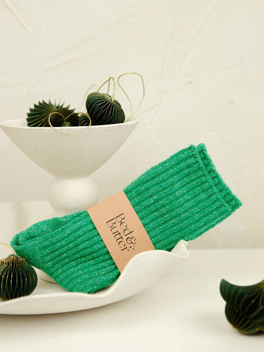 The Comfiest Socks - Lite - Green: S/M