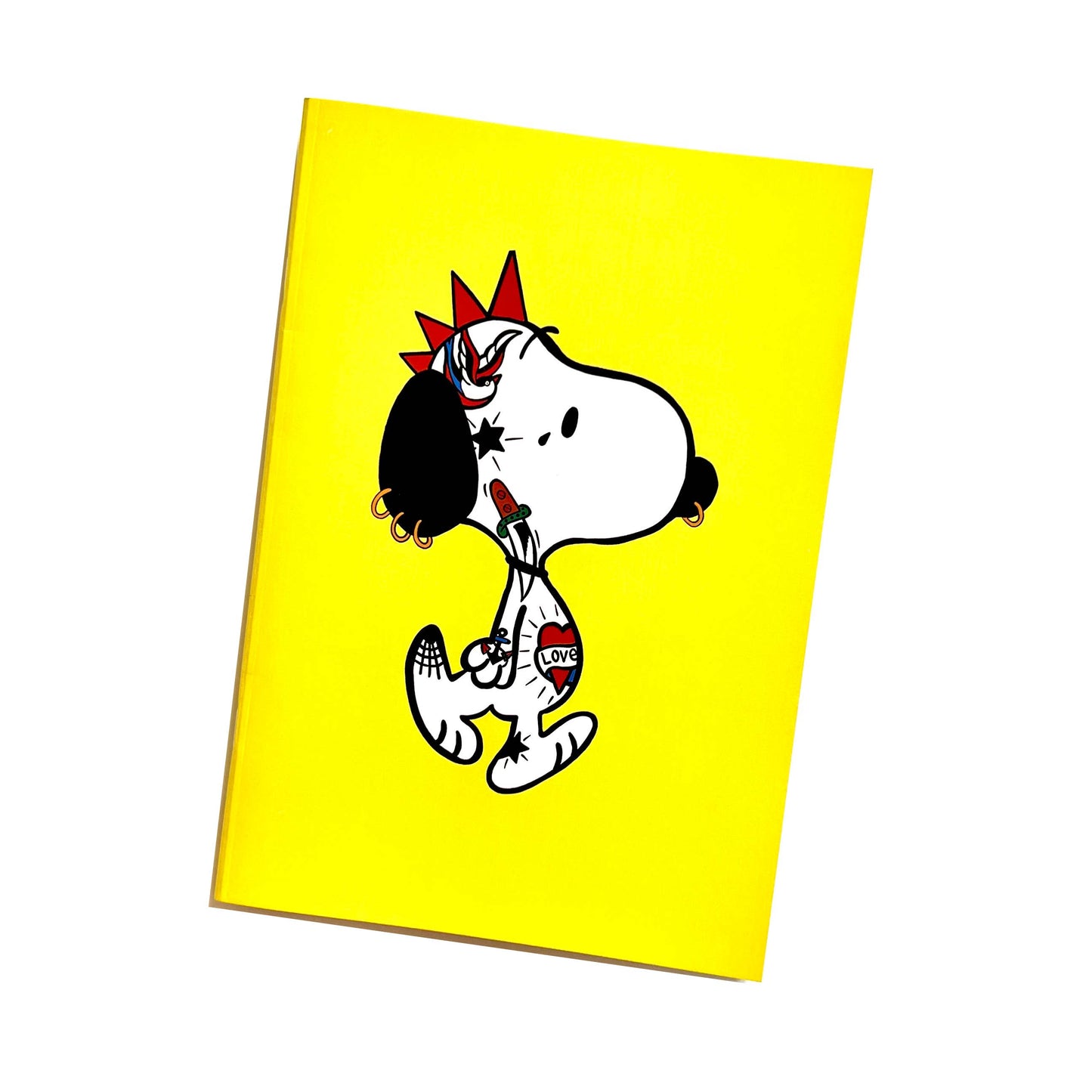 Punk Rock Tattoo Beagle A5 Notebook