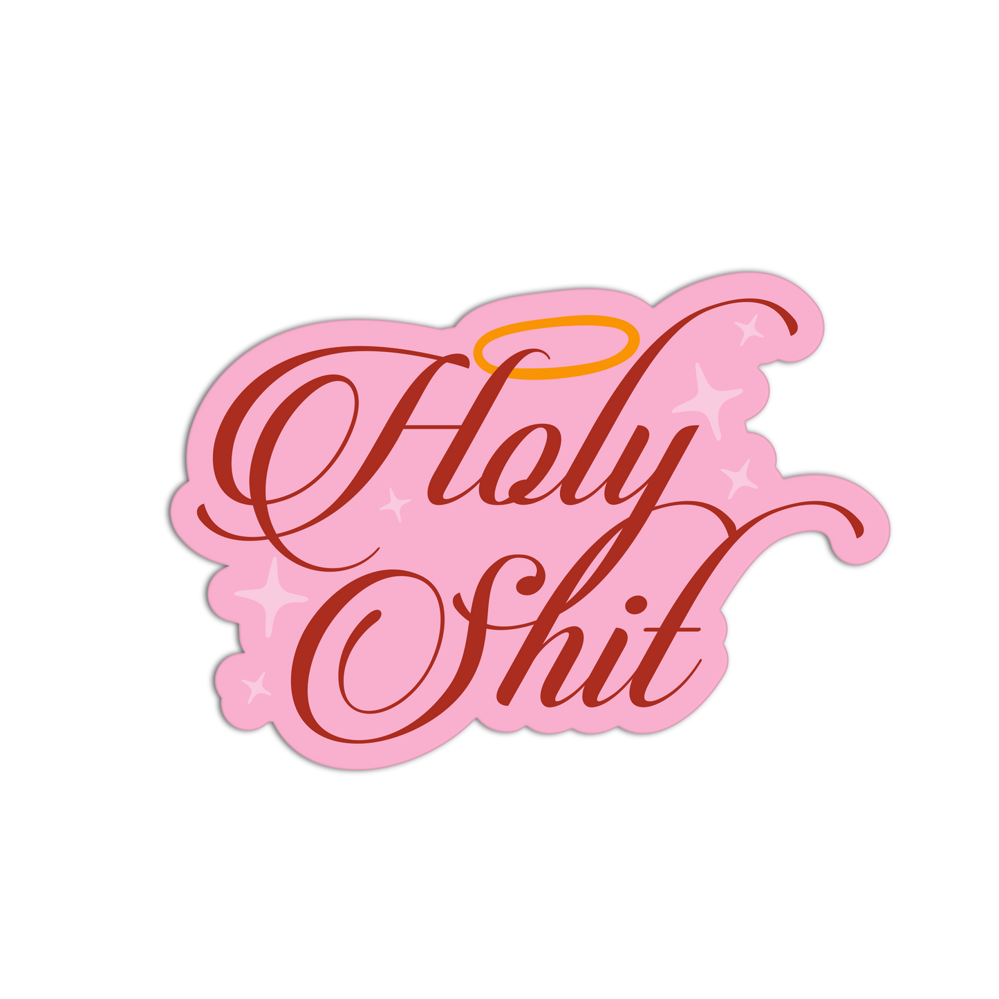 Angelic Affirmation Swear Jar Textured Stickers