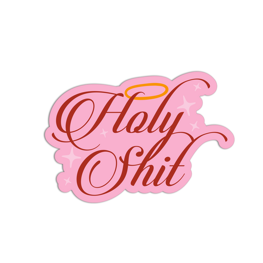 Angelic Affirmation Swear Jar Textured Stickers