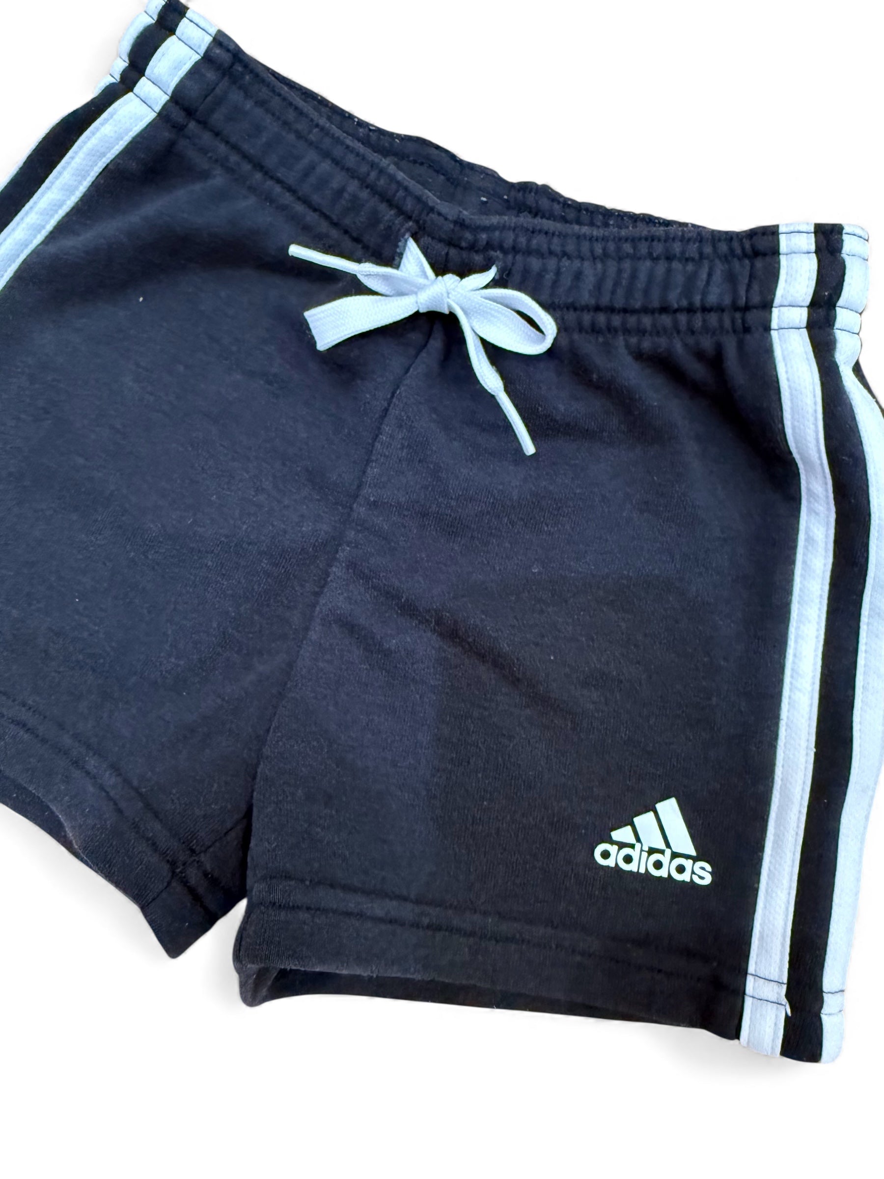 Adidas Kids Classic Black Sport Shorts Kids Size 3-5