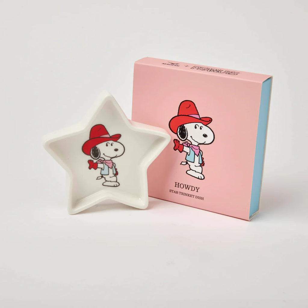 Peanuts Star Shaped Trinket Dish - Howdy