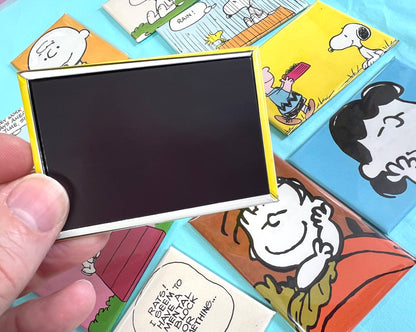 Up-cycled Peanuts Fridge Magnets