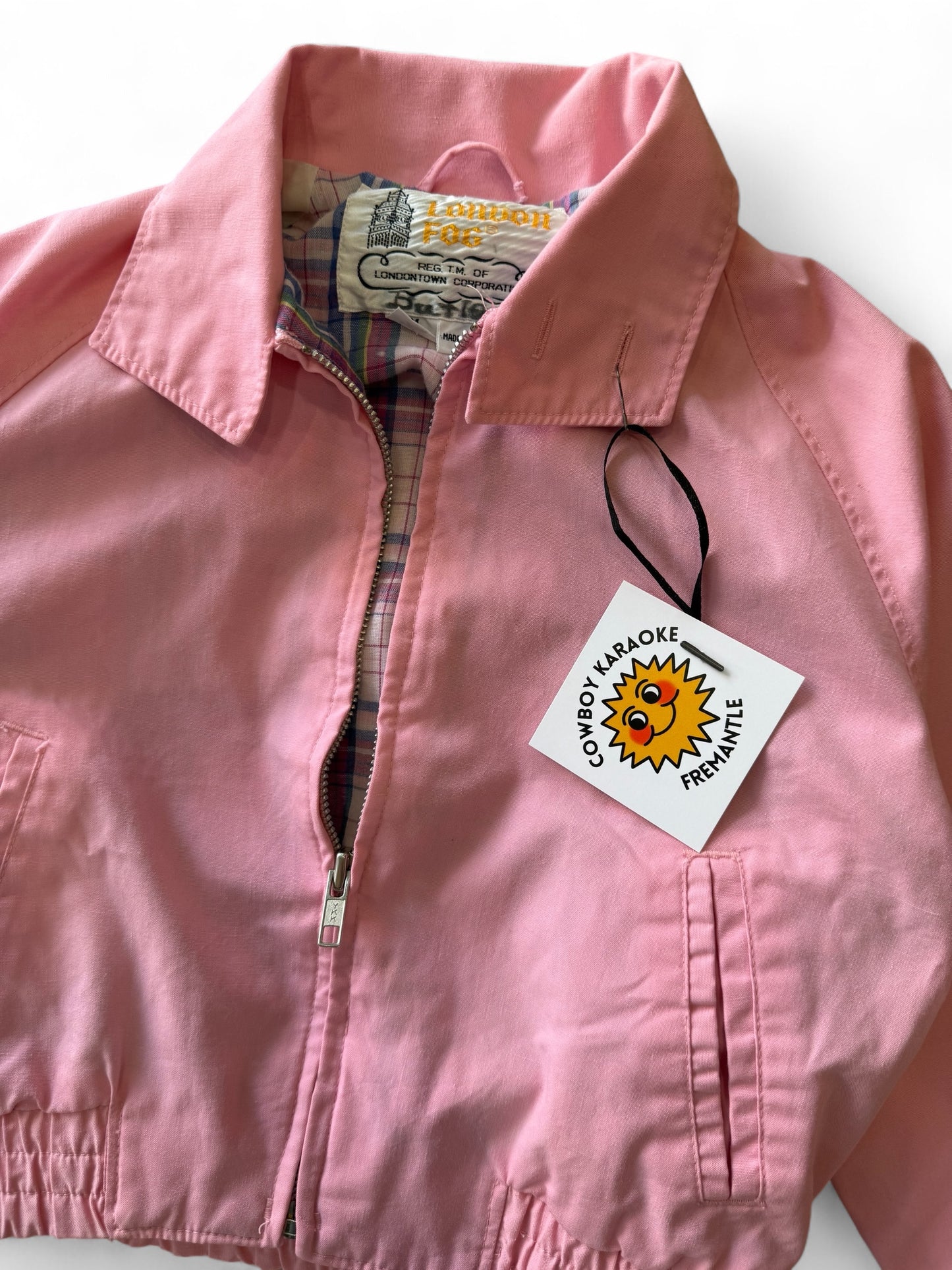 Kids Vintage London Fog Harrington Jacket PINK Size 5-6