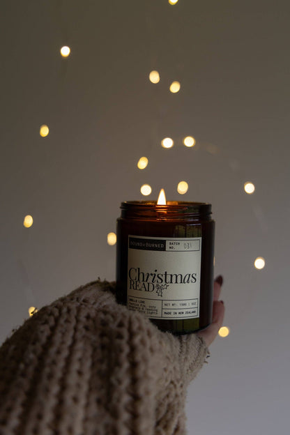 CHRISTMAS READ CANDLE