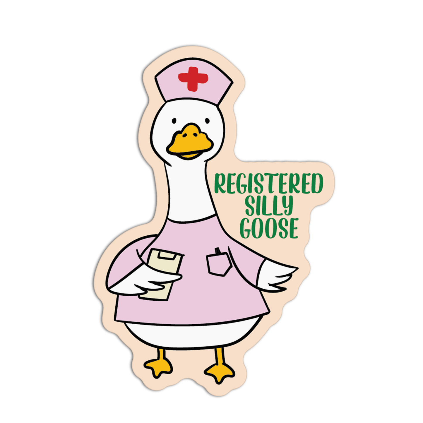 Registered Silly Goose Stickers