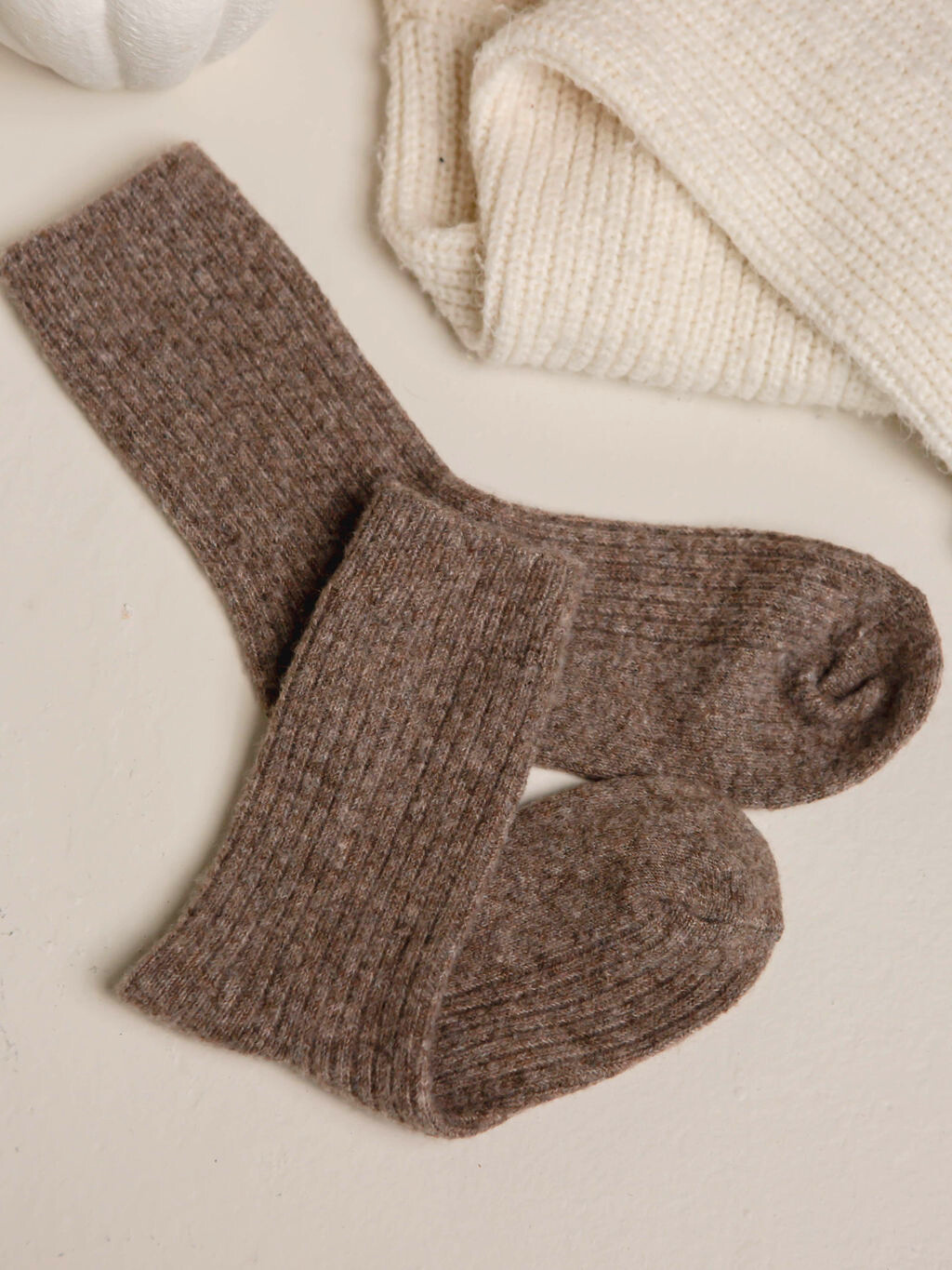 The Comfiest Socks - Light Choccy: S/M