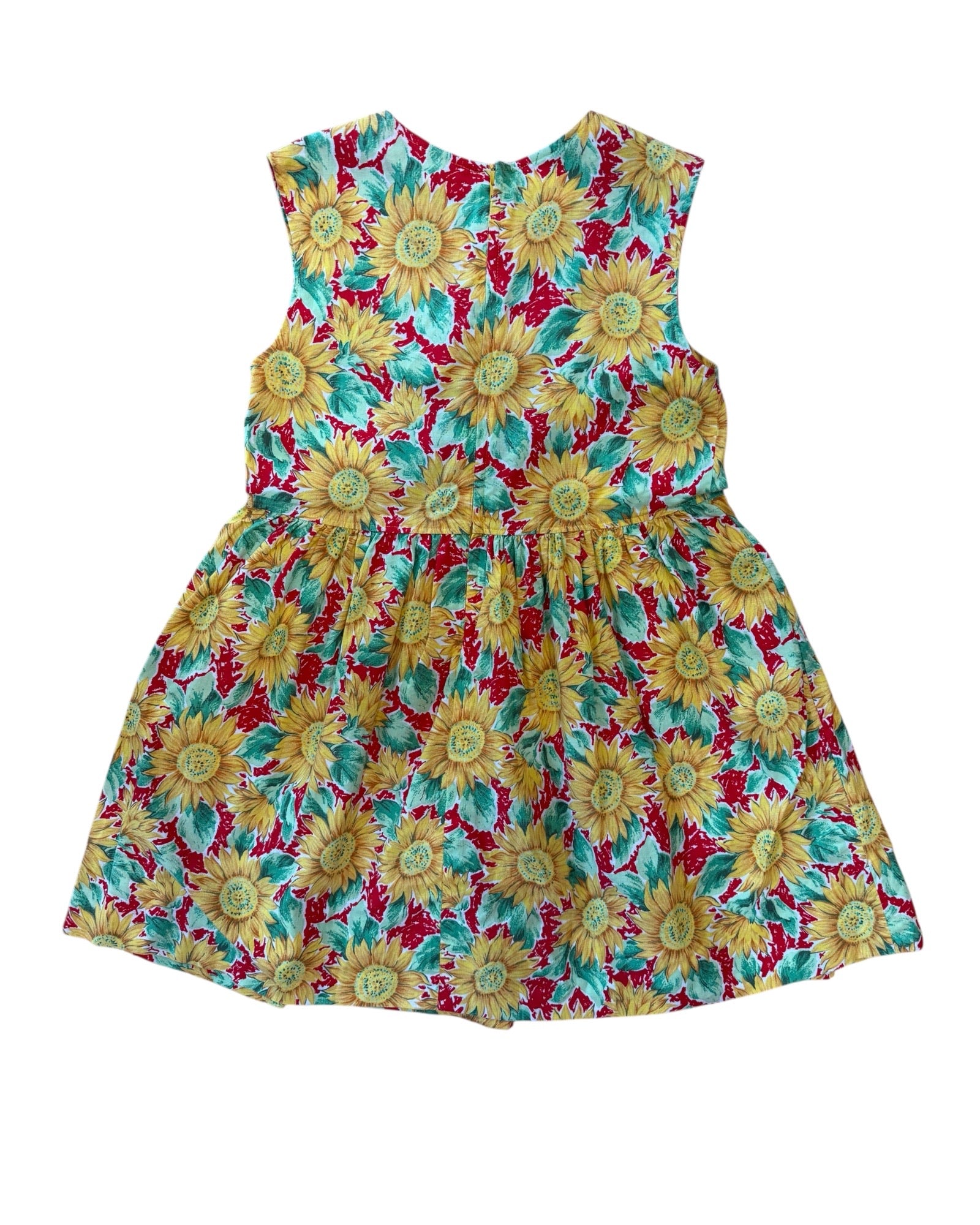 Japanese Cotton Sunflower Dress Size 9-10