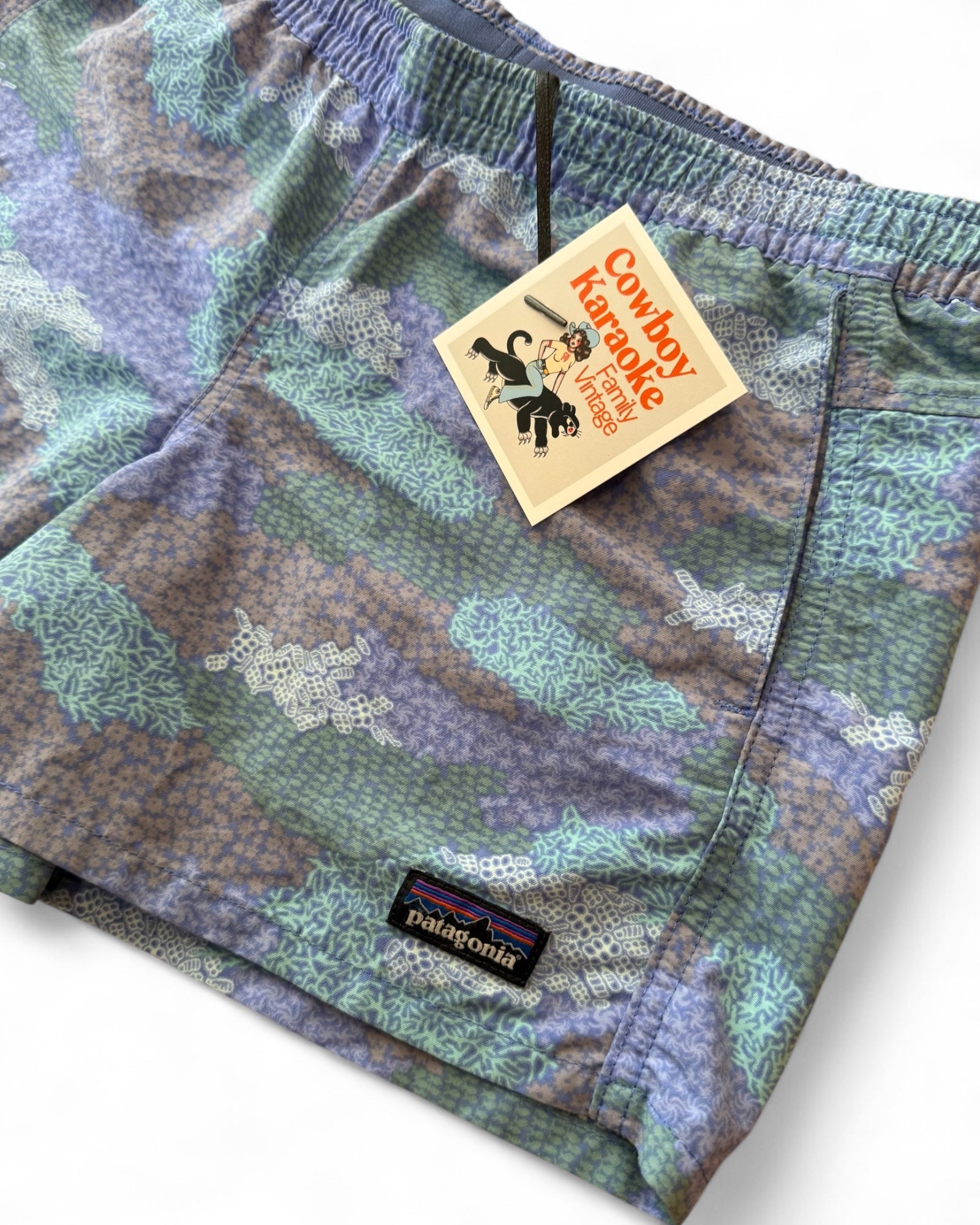 Vintage Patagonia Baggies Shorts CORAL REEF print Size Youth XL