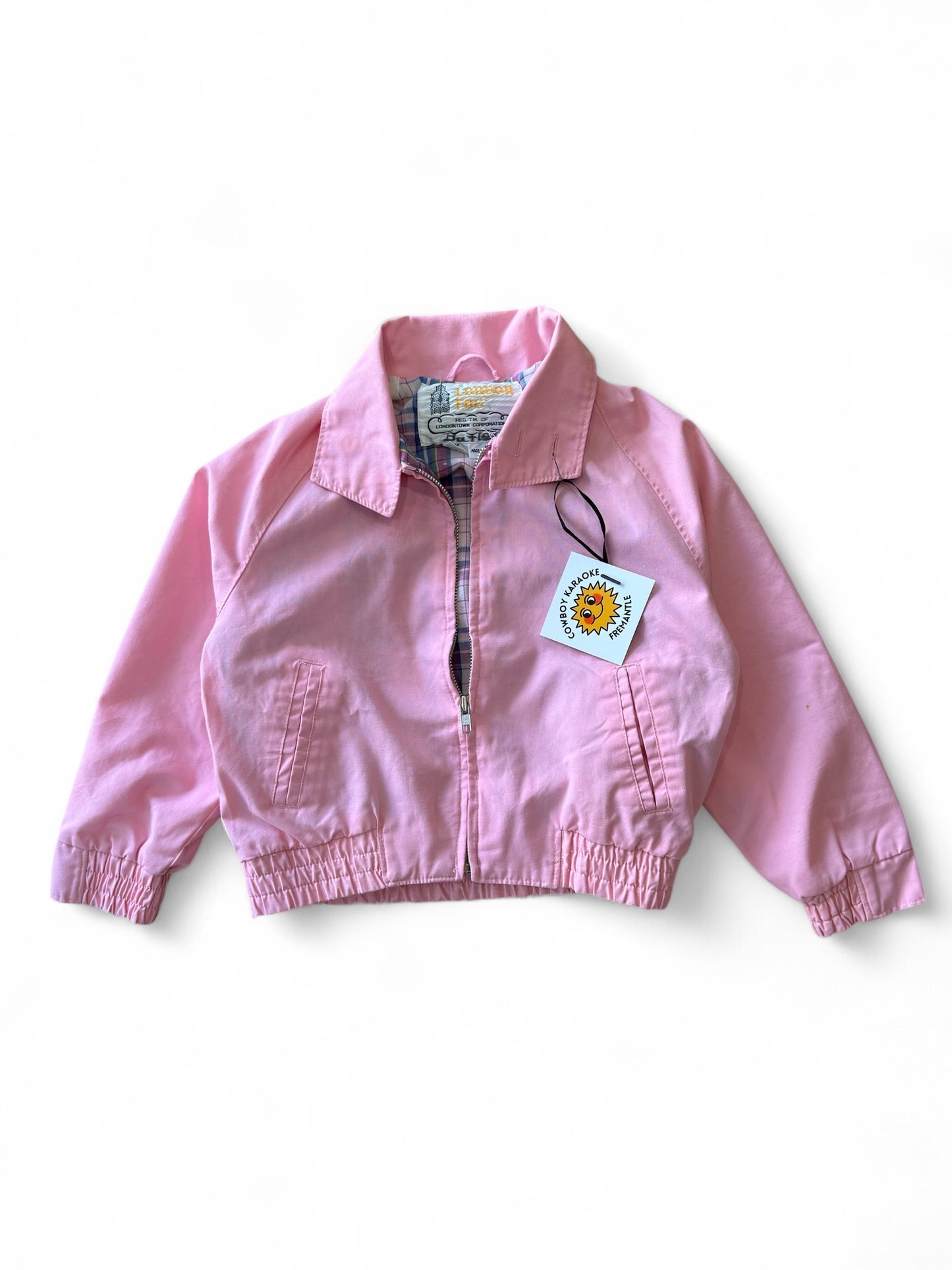 Kids Vintage London Fog Harrington Jacket PINK Size 5-6
