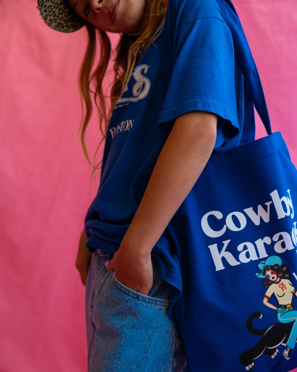 Cowboy Karaoke Tote bag