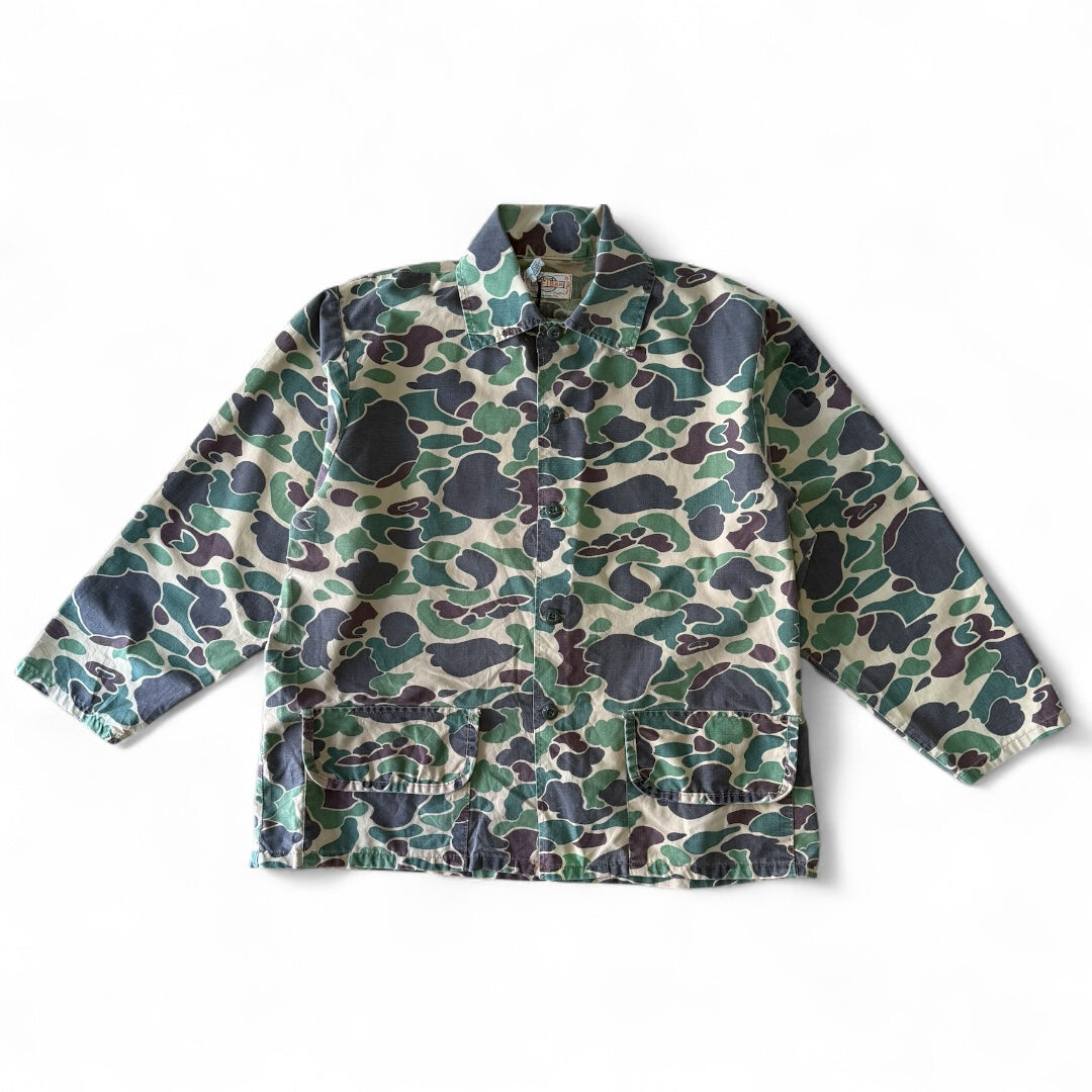 Vintage 70s Saftbak Camo Jacket Size L/XL
