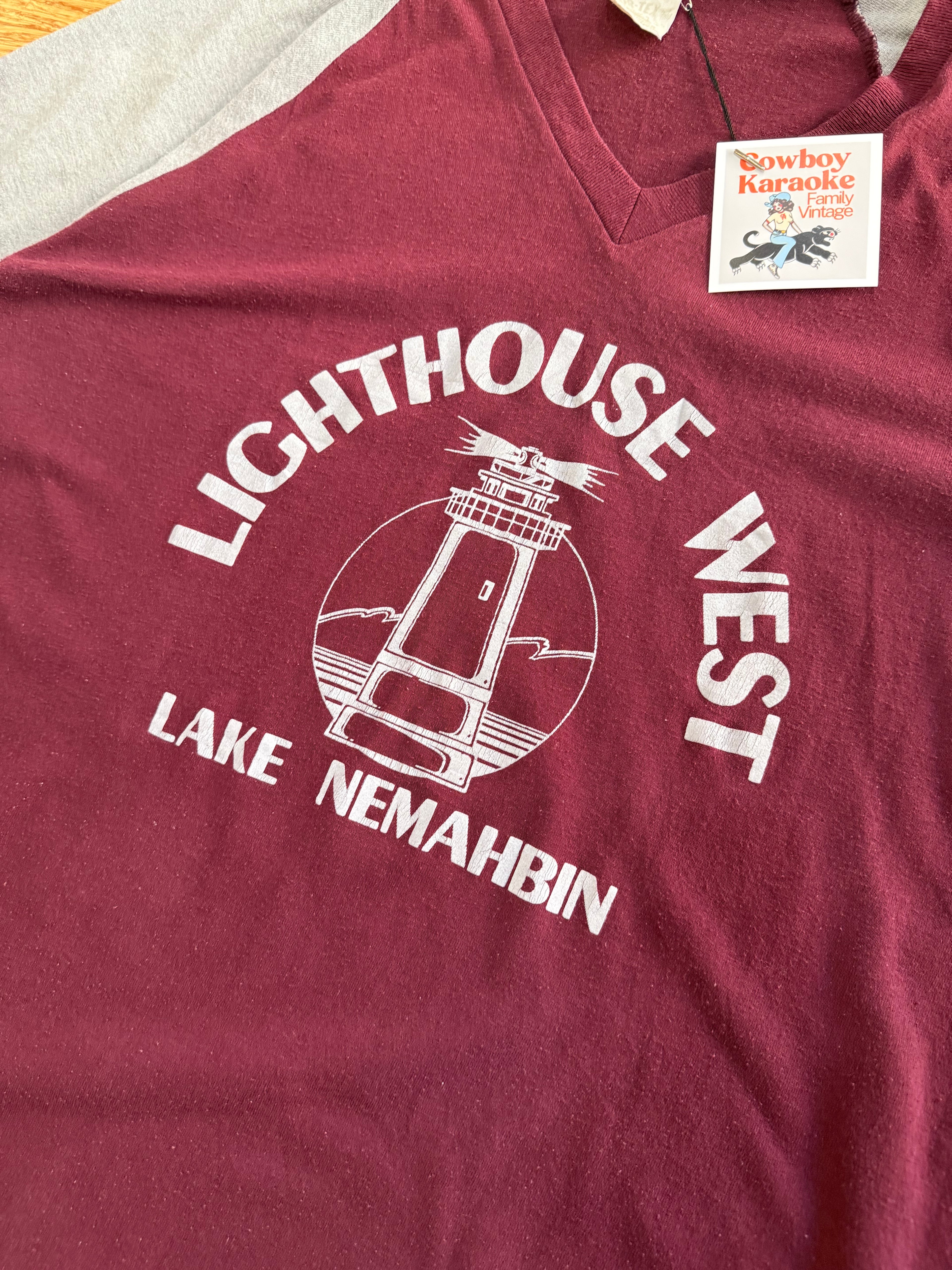Vintage Lighthouse West Tee SIze Large/XL