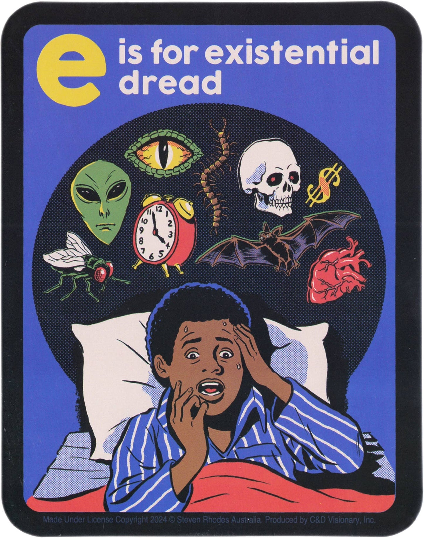 Sticker - Steven Rhodes - E Is For Existential Dread - Alien