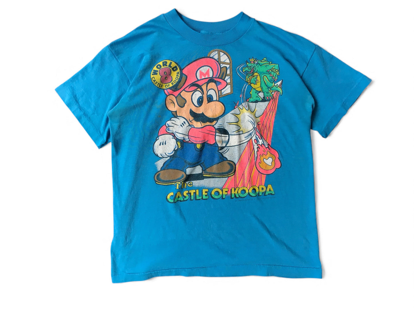 Vintage Mario Tee – Castle of Koopa (Size S)