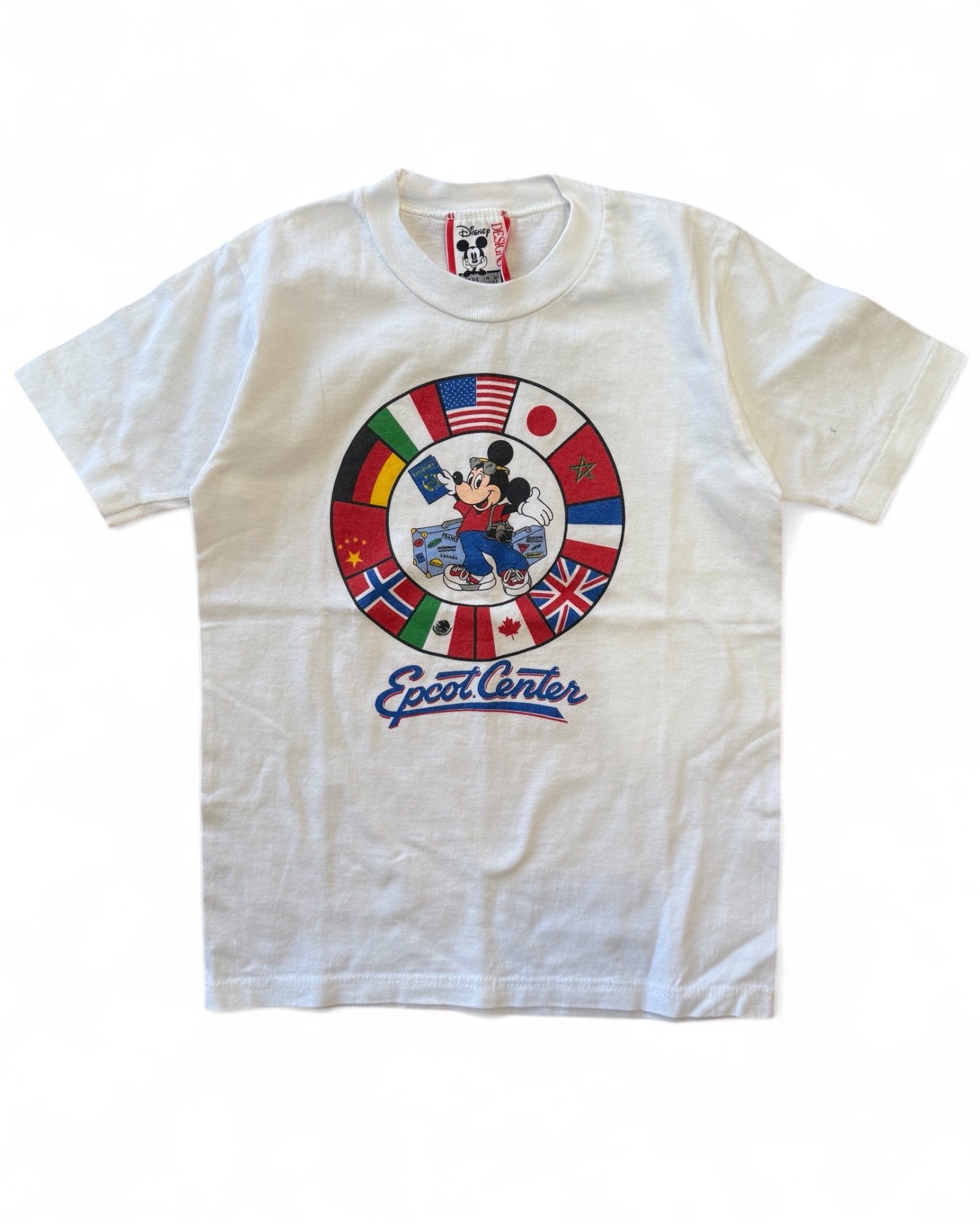 Vintage Kids RARE Disney EPCOT Centre T-Shirt Size 5-7
