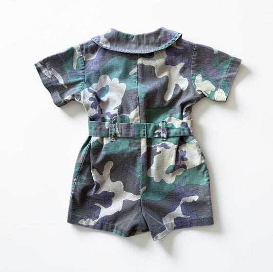 Vintage Camo Kids Romper Size 2-3