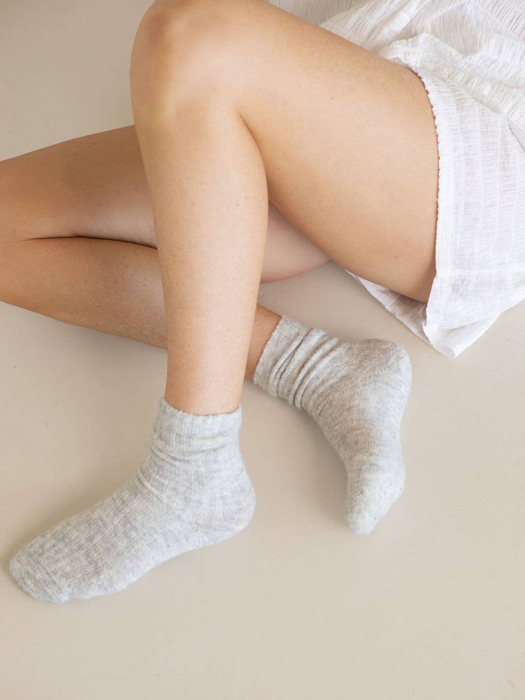 The Comfiest Socks - Lite - Light Grey: L/XL