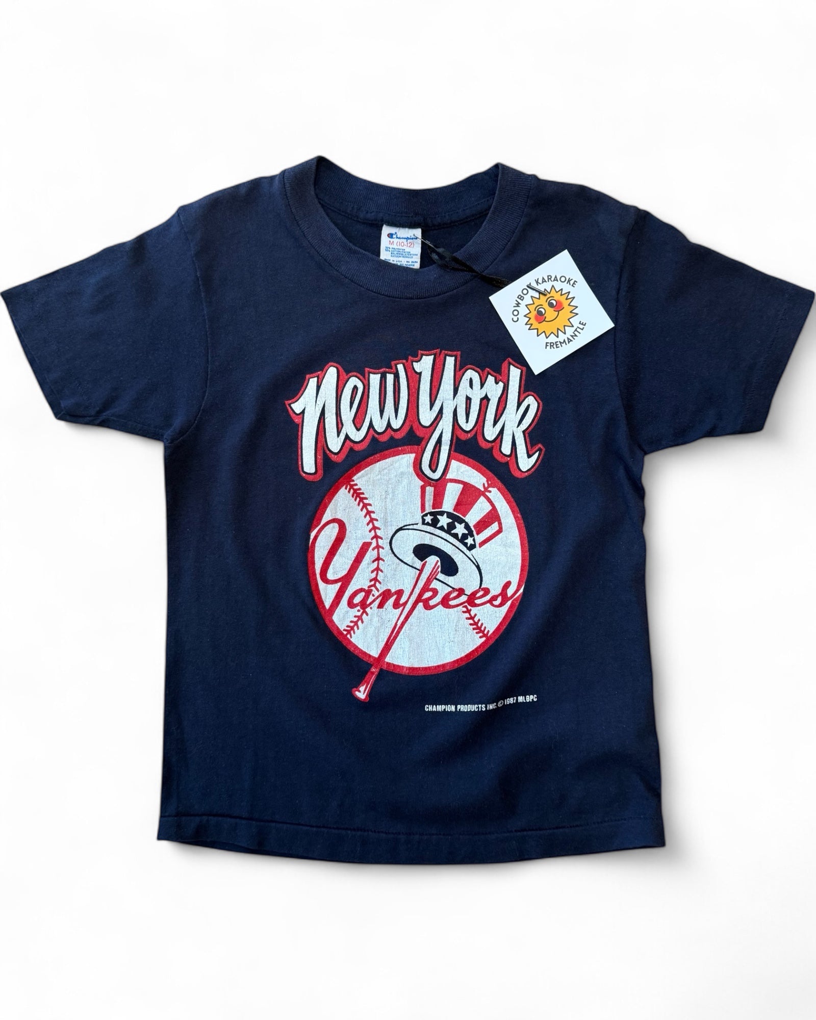 Vintage 1987 Kids New York Yankees Tee Size 5-7