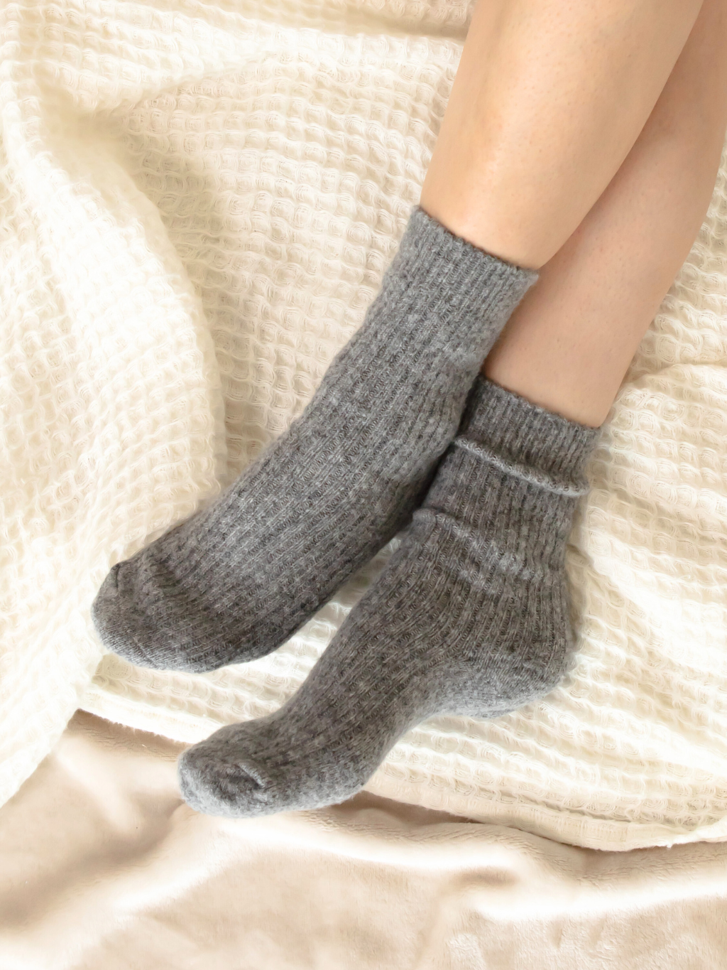 The Comfiest Socks - Grey: L/XL