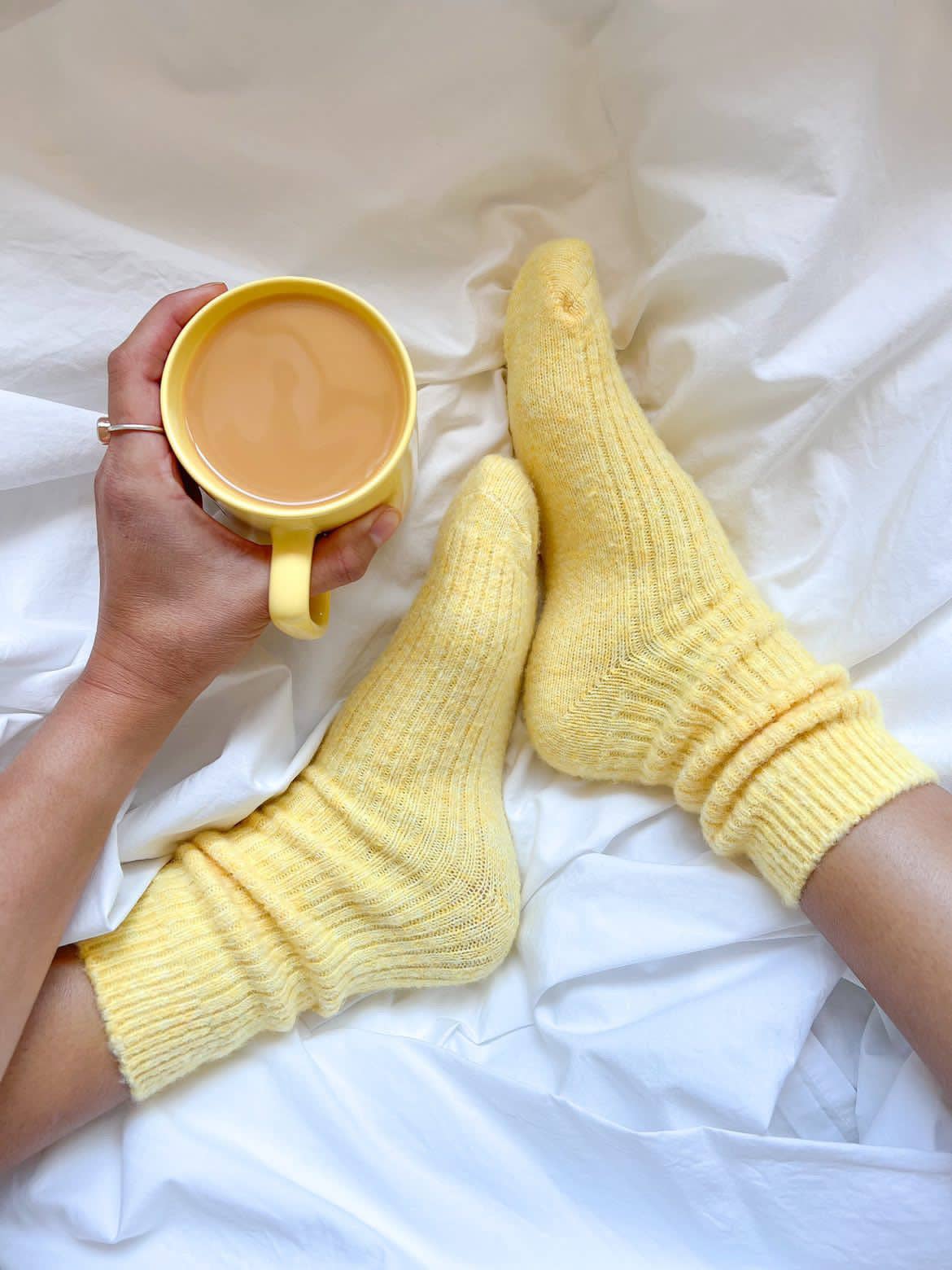 The Comfiest Socks - Yellow: L/XL