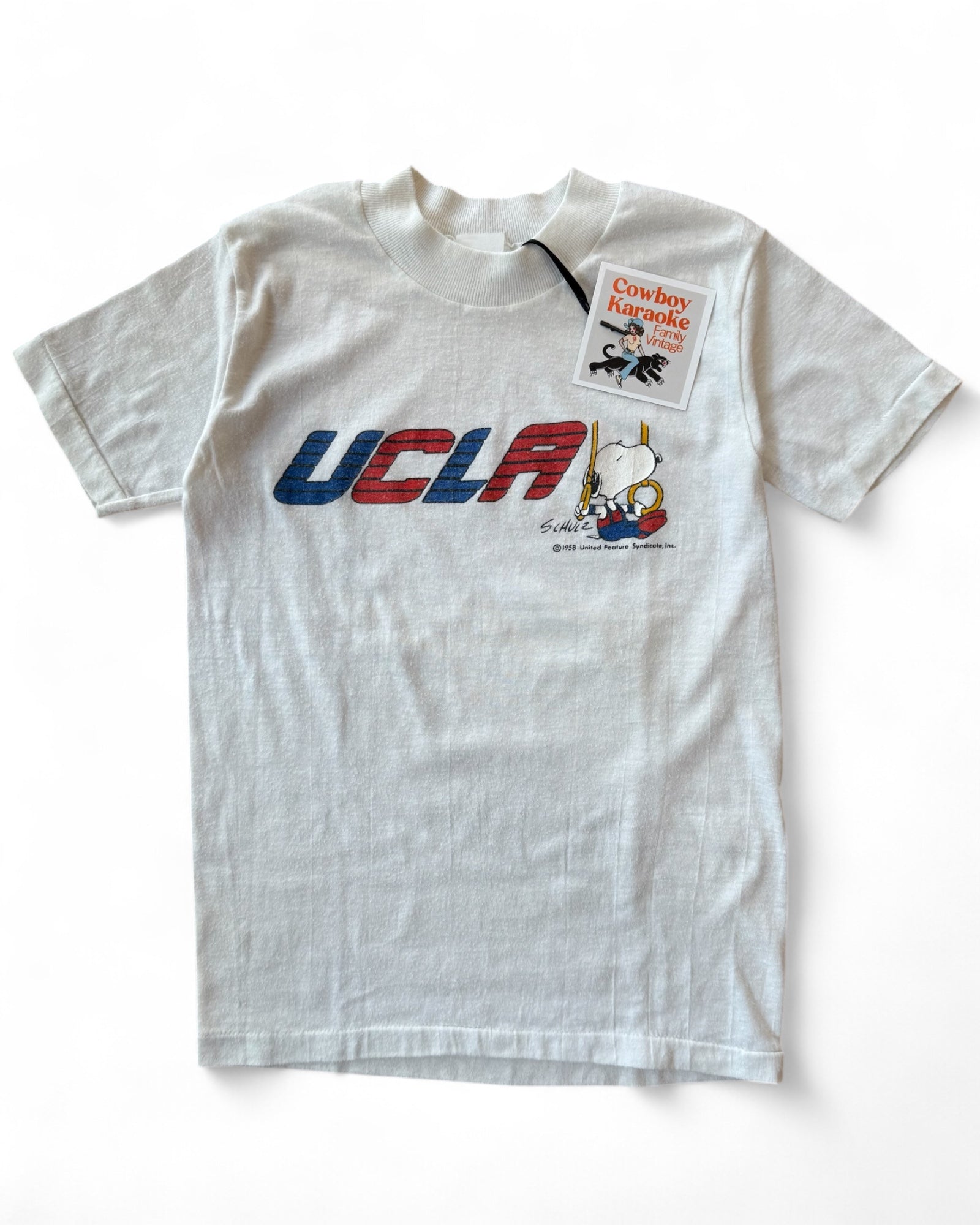 Kids Vintage 1980s Peanuts X UCLA TShirt size 4-6