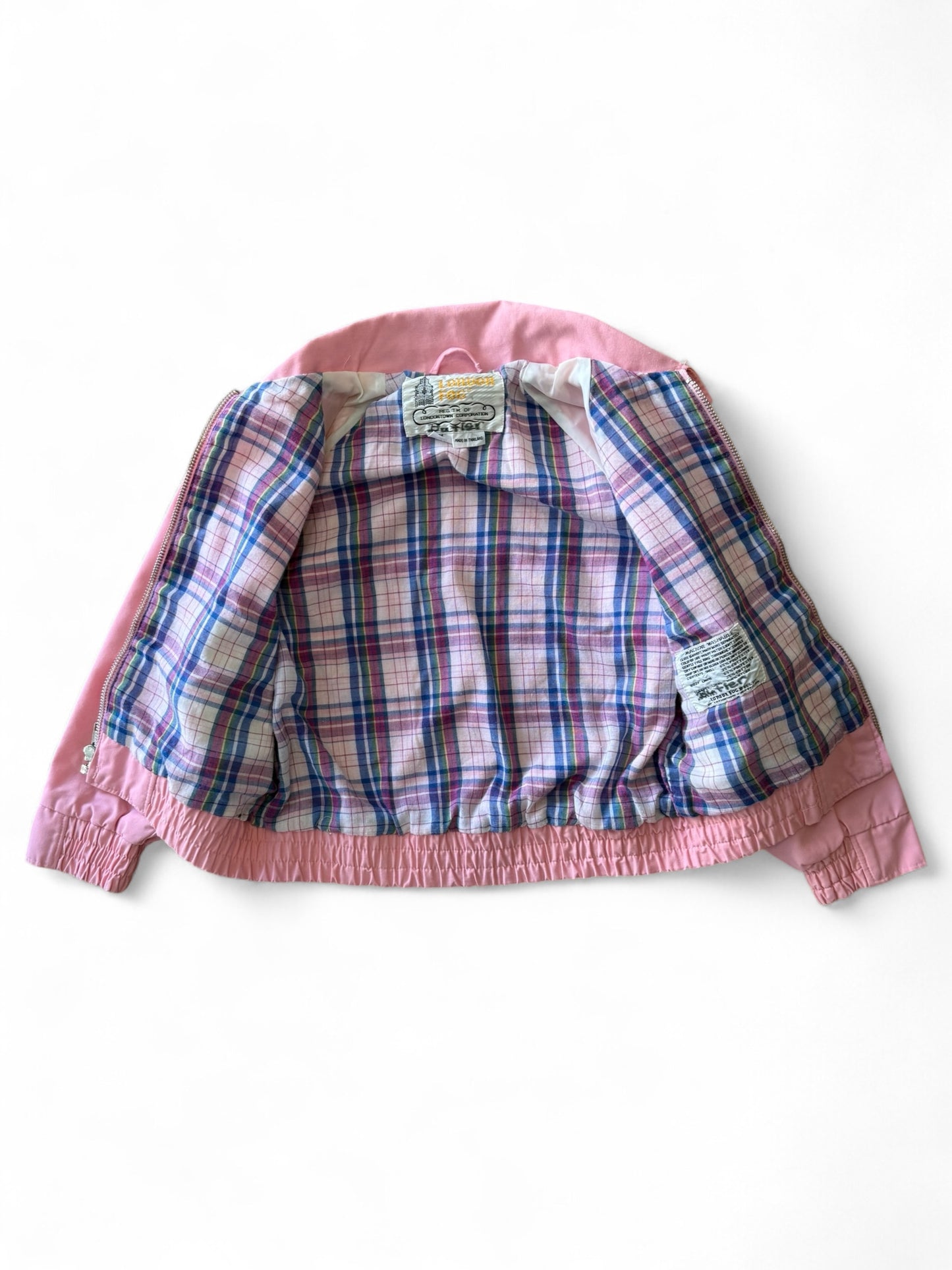 Kids Vintage London Fog Harrington Jacket PINK Size 5-6