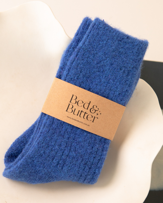 The Comfiest Socks - Sapphire Blue (NEW!): L/XL