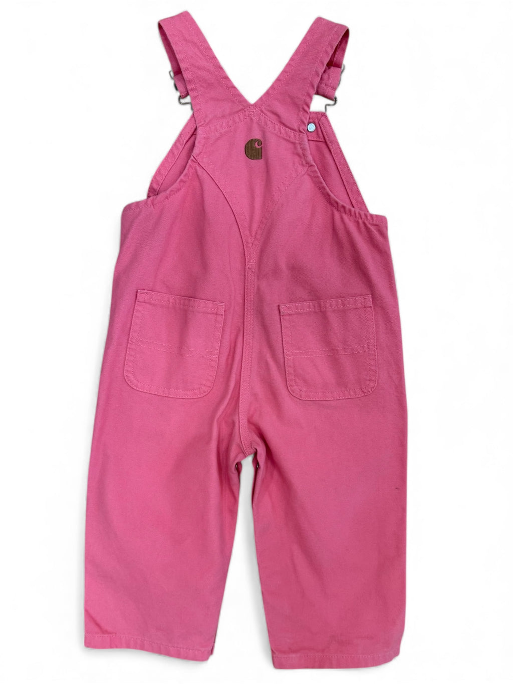 Carhartt Pink Cotton Overalls – Kids Size 12 Months