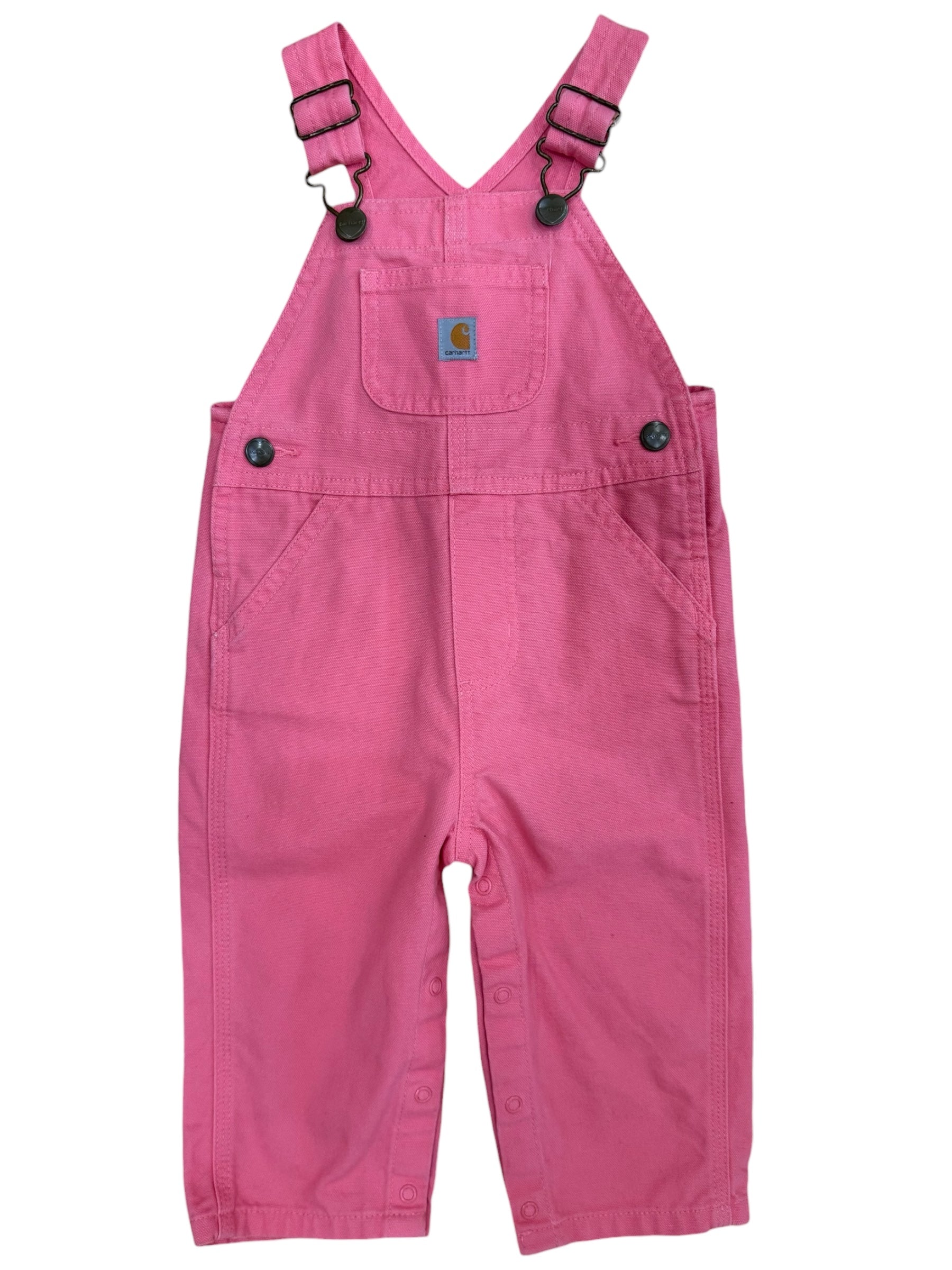 Carhartt Pink Cotton Overalls – Kids Size 12 Months