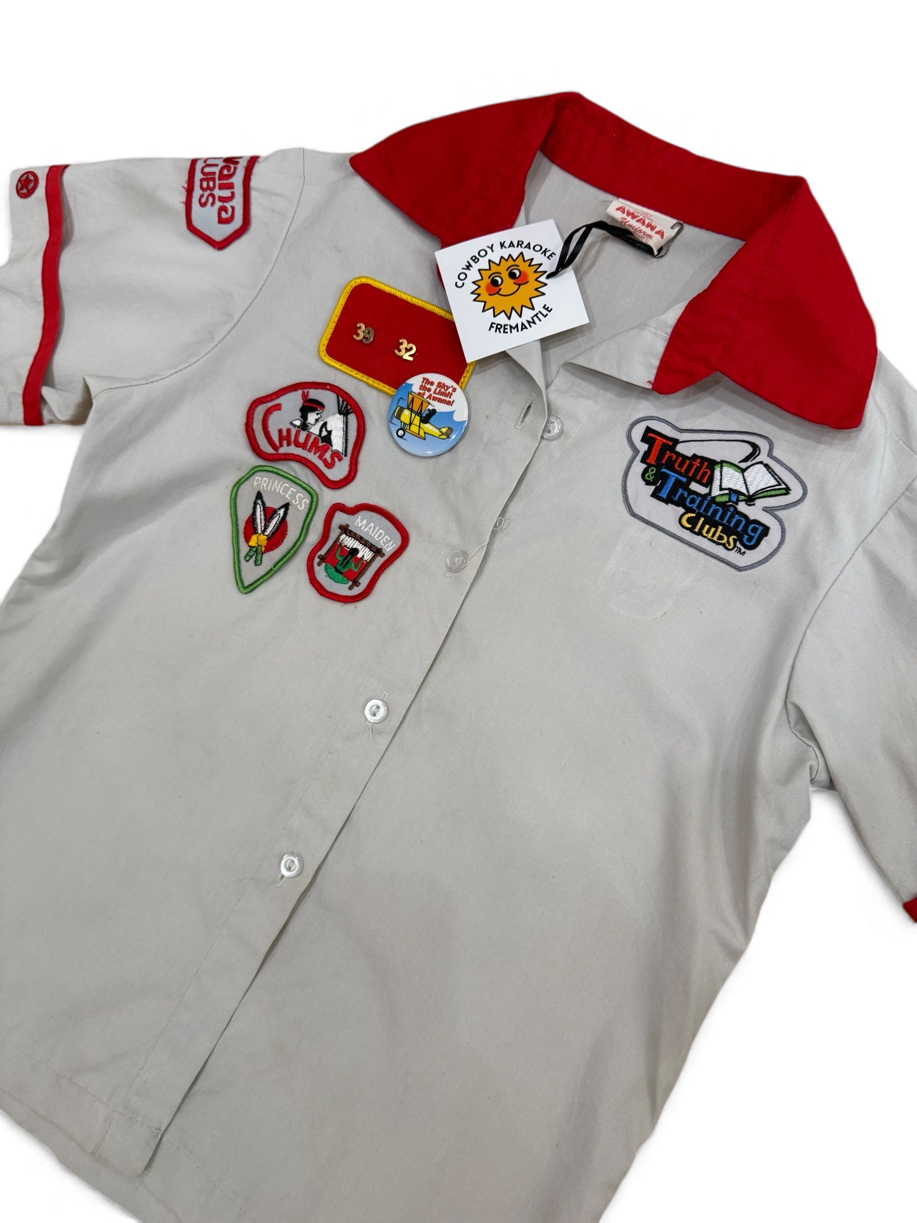 Vintage AWANA Badge Shirt – Kids Size M/L