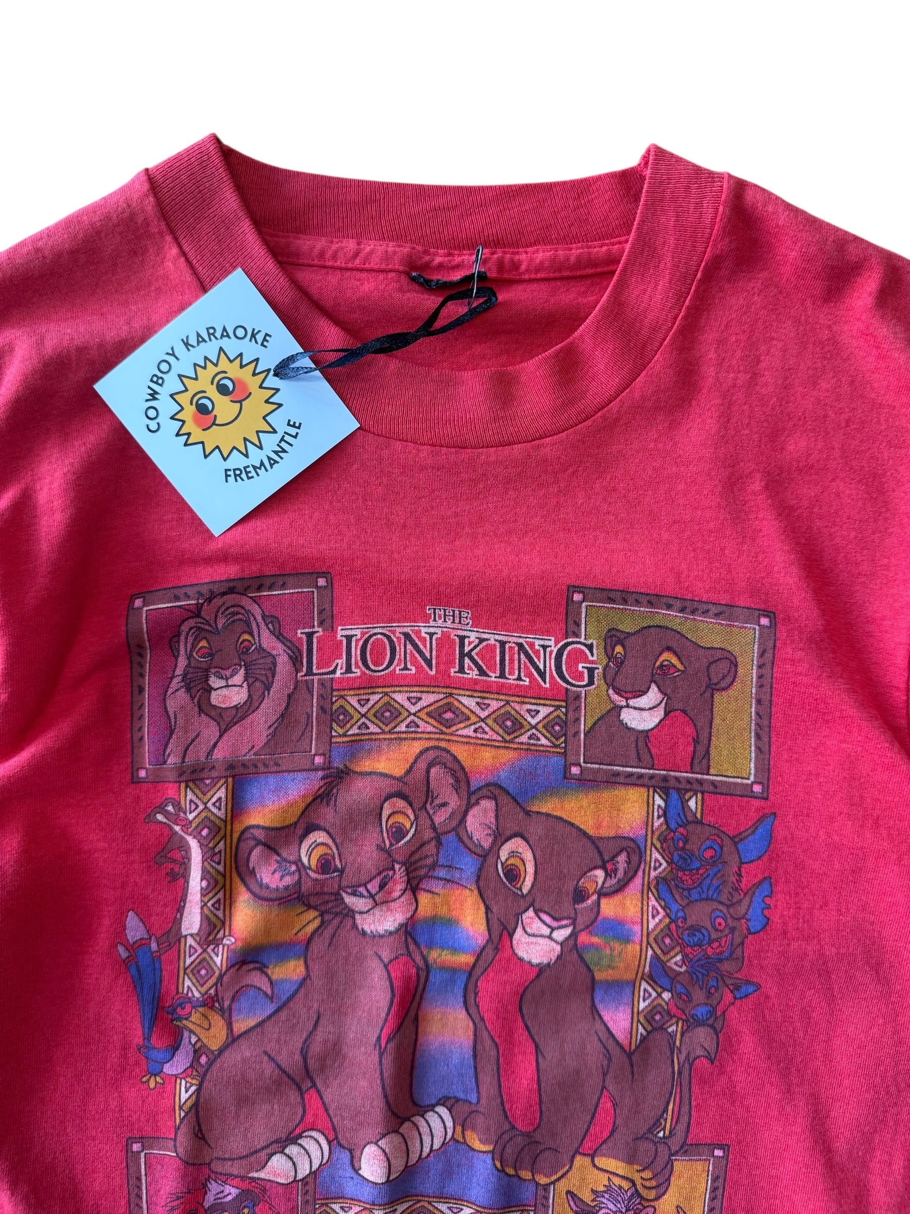 Vintage 90s Lion King Kids T-Shirt | Simba & Nala Disney Tee Size 10-12