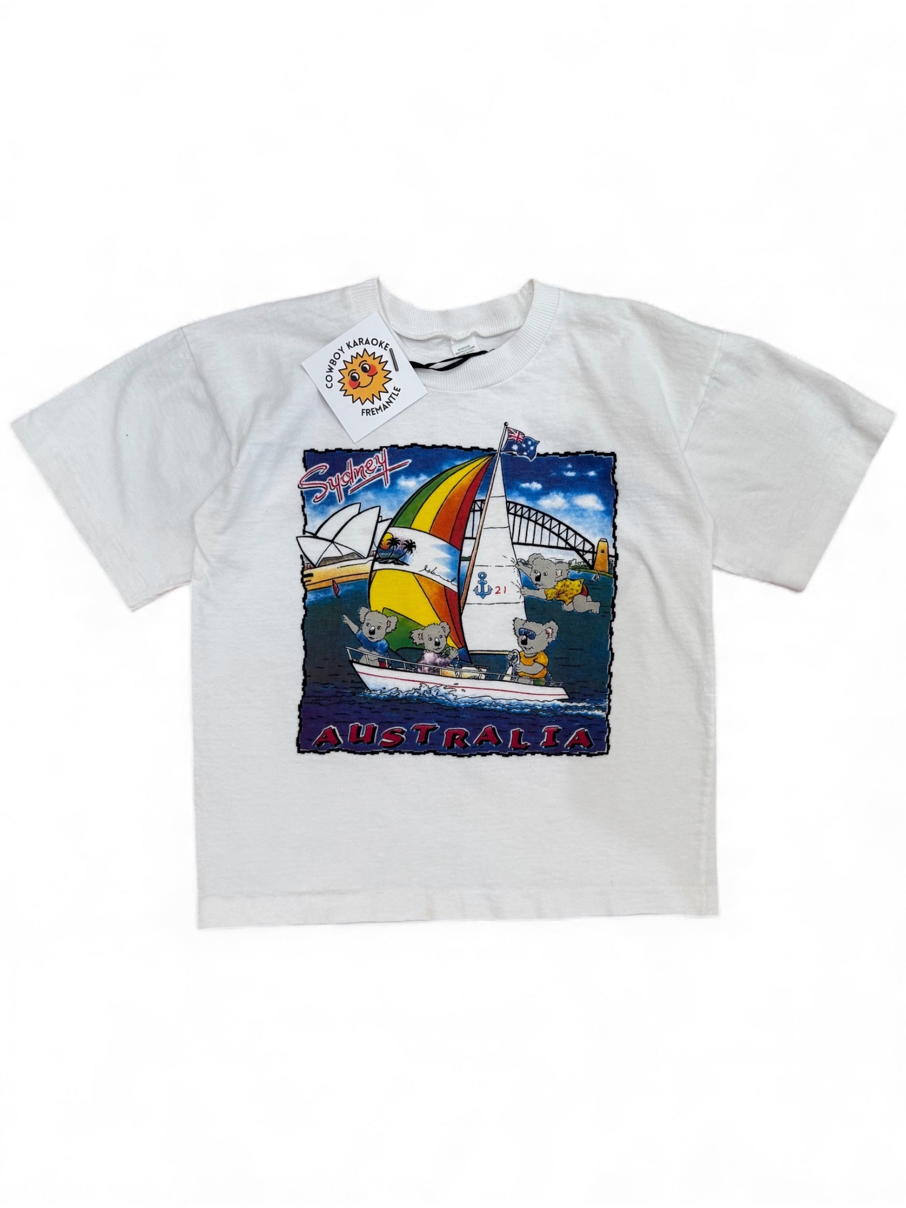 Vintage Sydney Australia Koala Sailing Tee – Kids Size 4-6