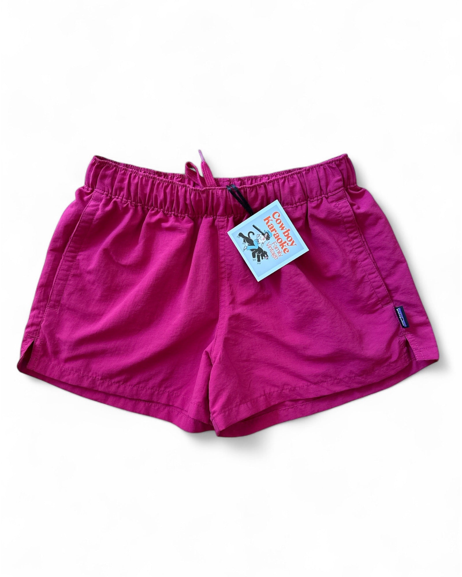 Vintage Patagonia Baggies Shorts MAGENTA Size 7-8 yrs