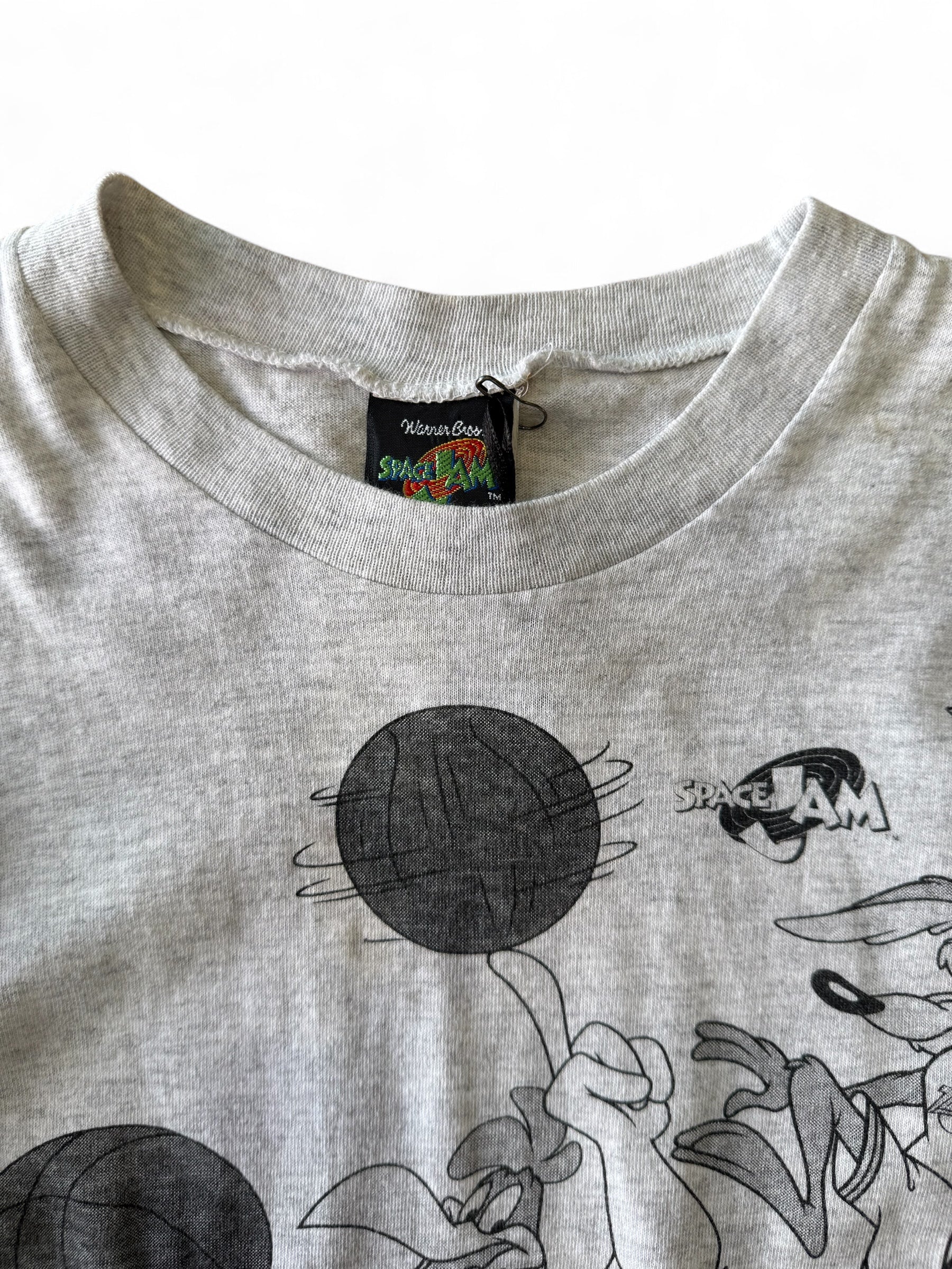 Vintage 1996 Space Jam Kids T-Shirt | Looney Tunes Tune Squad Size 6-8