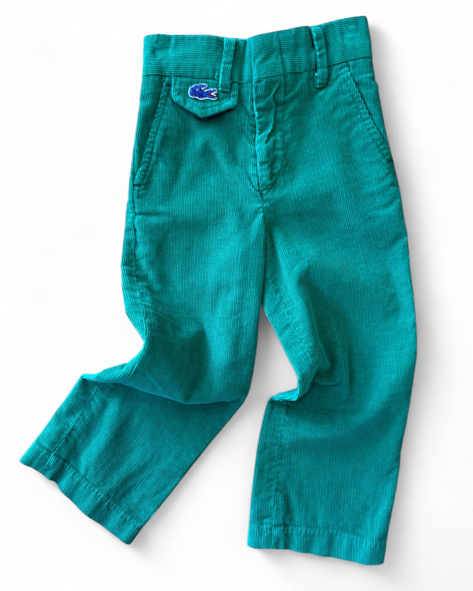 Rare Vintage Kids IZOD Lacoste Courduroy Pants Size 2-4
