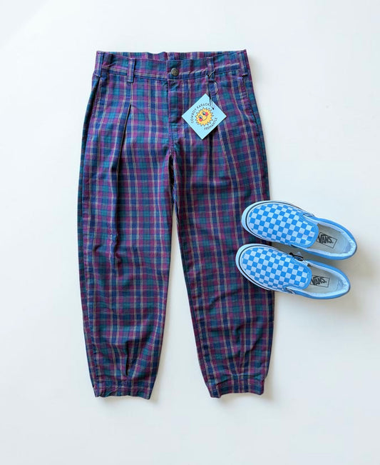 Vintage OshKosh Plaid Pants - Size 7