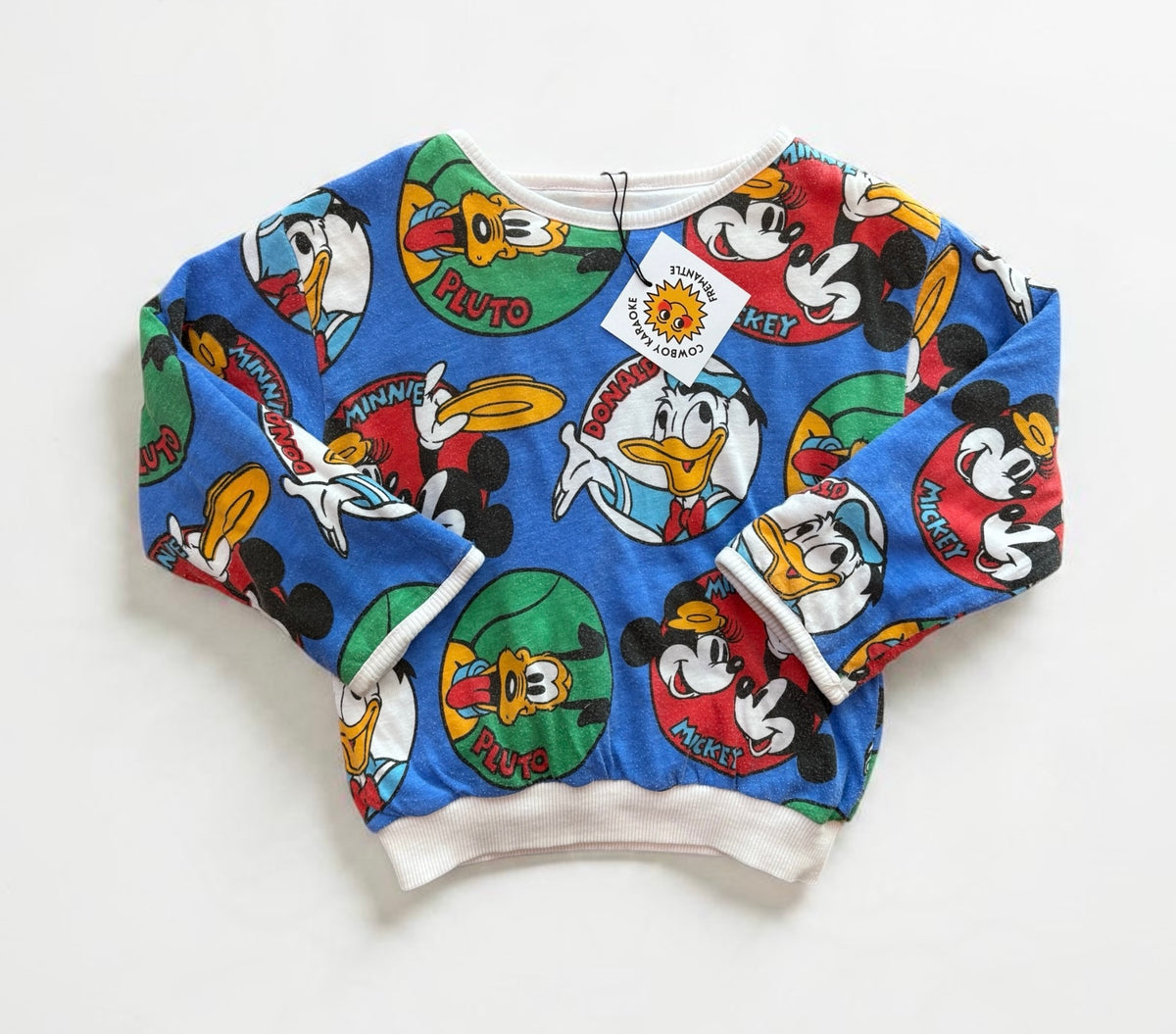 KidsVintage Disney Reversible Jumper Mickey Mouse & Friends - Size 4/5