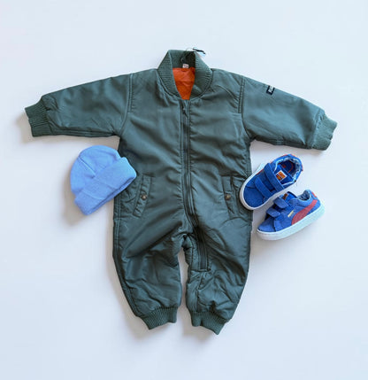 Vintage Kids one-piece Flight Suit - Size 18-24 Months