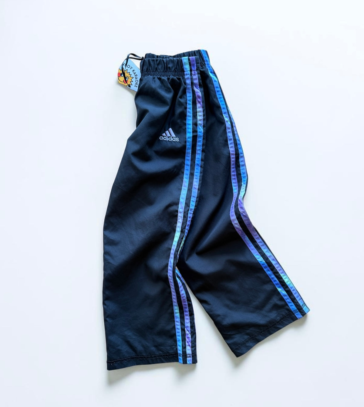Kids Adidas Pants Black & Multi Colour - Size 4