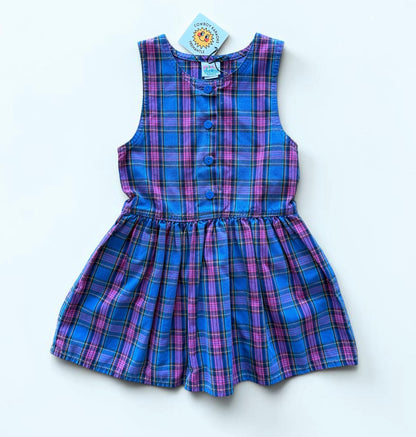 Kids Vintage Oshkosh Plaid Dress