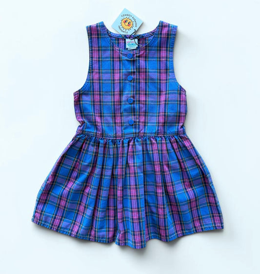 Kids Vintage Oshkosh Plaid Dress